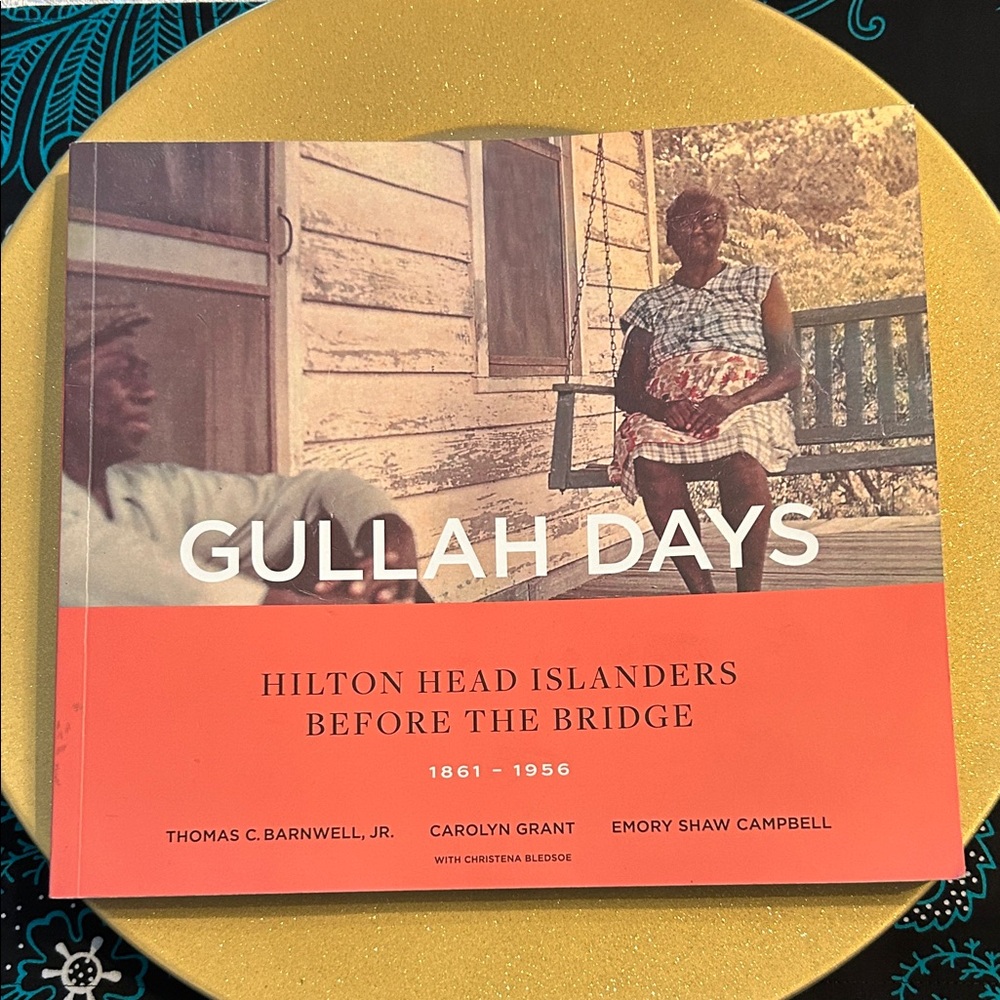 Gullah Days Book - Orange and Black Cover